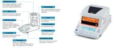 SHIMADZU MOC 63u Nem Tayin Cihazı | 200 °C | 60 gr | 1 mg