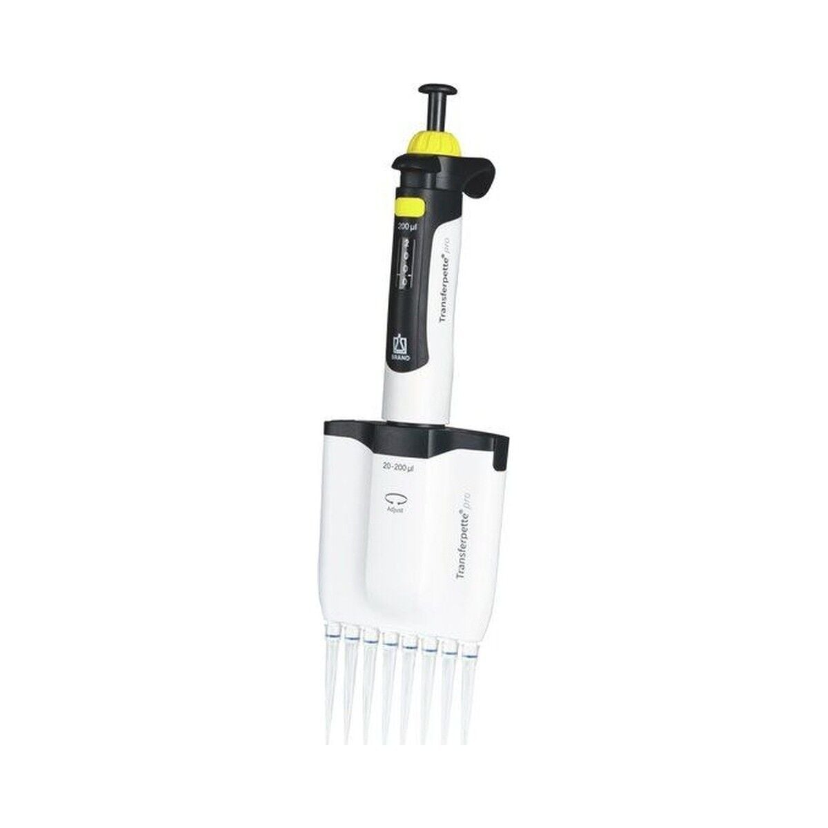 BRAND Transferpette pro-8 706910 20–200 µL Çok Kanallı Pipet