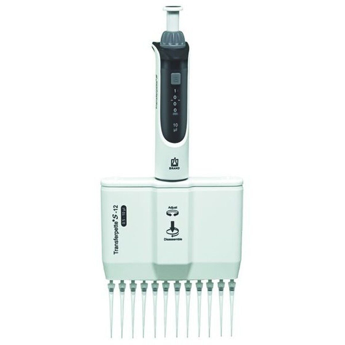 BRAND Transferpette S-12 705920 0,5–10 µL Çok Kanallı Pipet