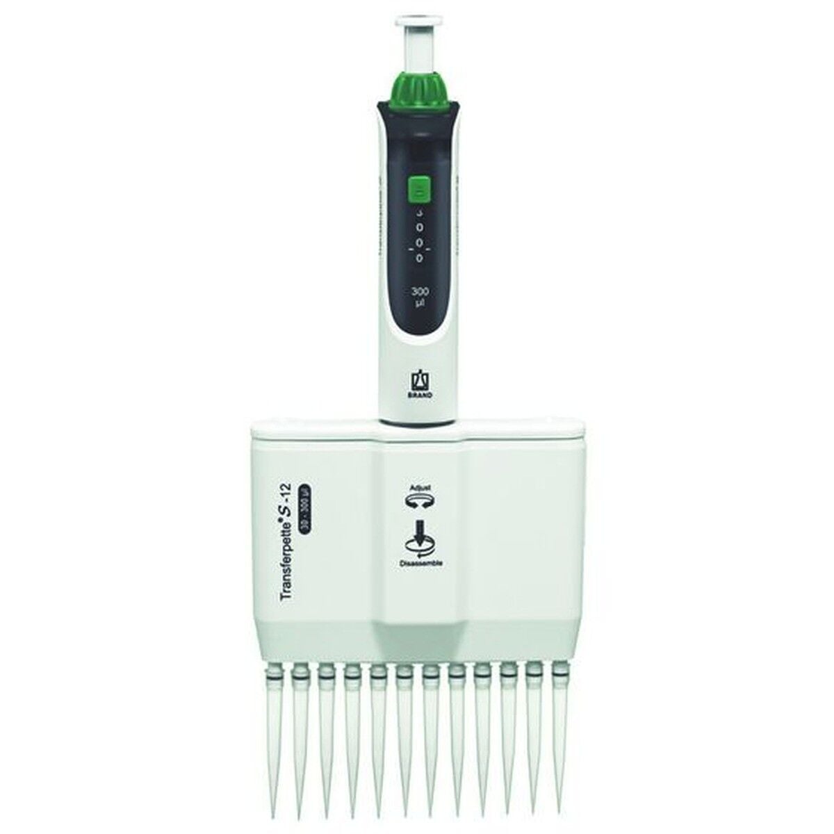 BRAND Transferpette S-12 705932 30–300 µL Çok Kanallı Pipet