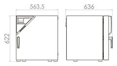 BINDER ED 56 Etüv +5... 300 °C / 56 L
