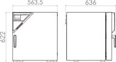 BINDER ED 56 Etüv +5... 300 °C / 56 L