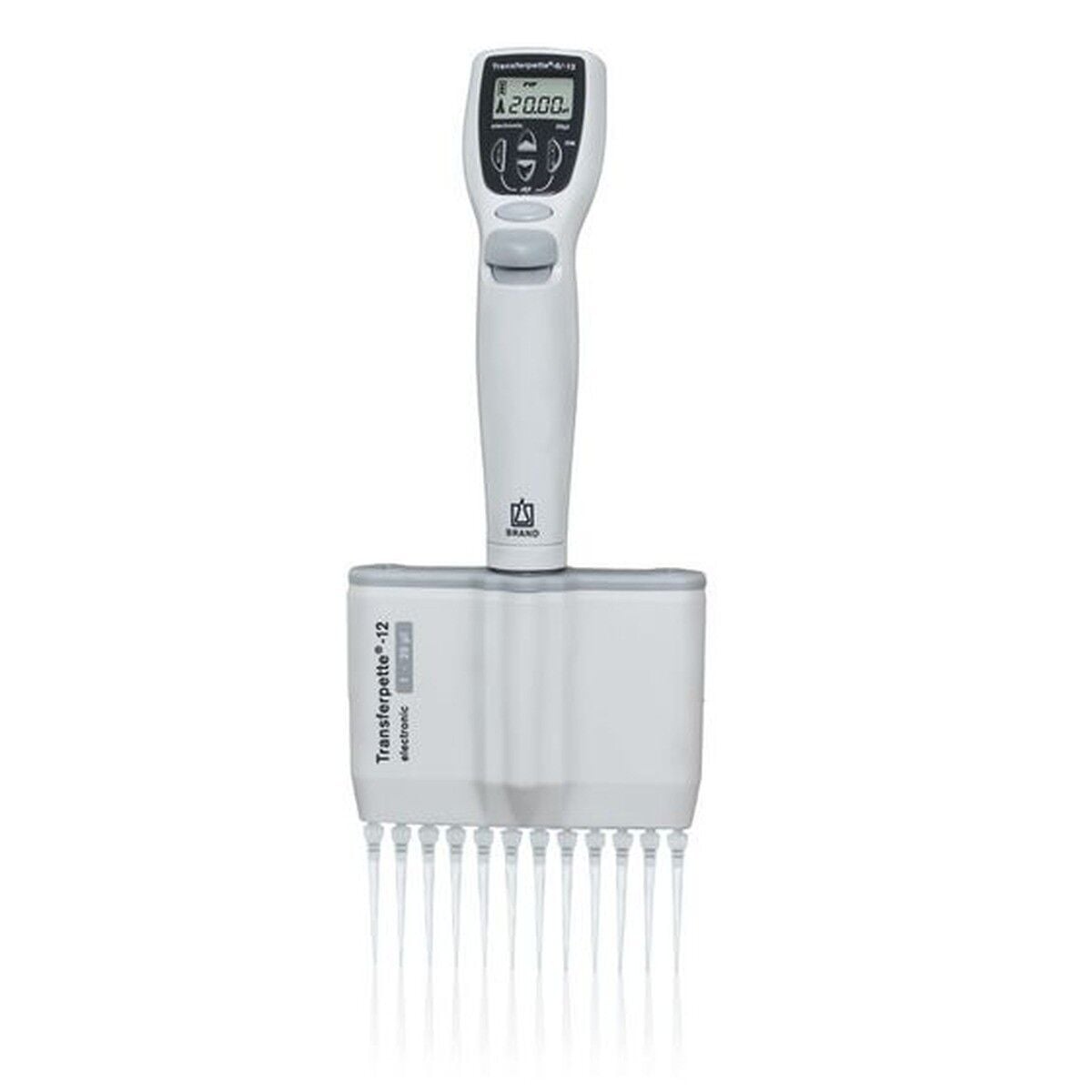 BRAND Transferpette Electronic-12 705450 1–20 µL Çok Kanallı Pipet