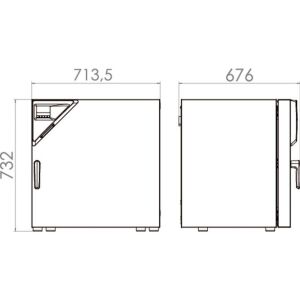 BINDER FED 115 Ayarlanabilir Fanlı Etüv +10... 300 °C / 116 L