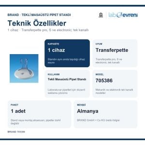 BRAND Tekli Masaüstü Pipet Standı 705386