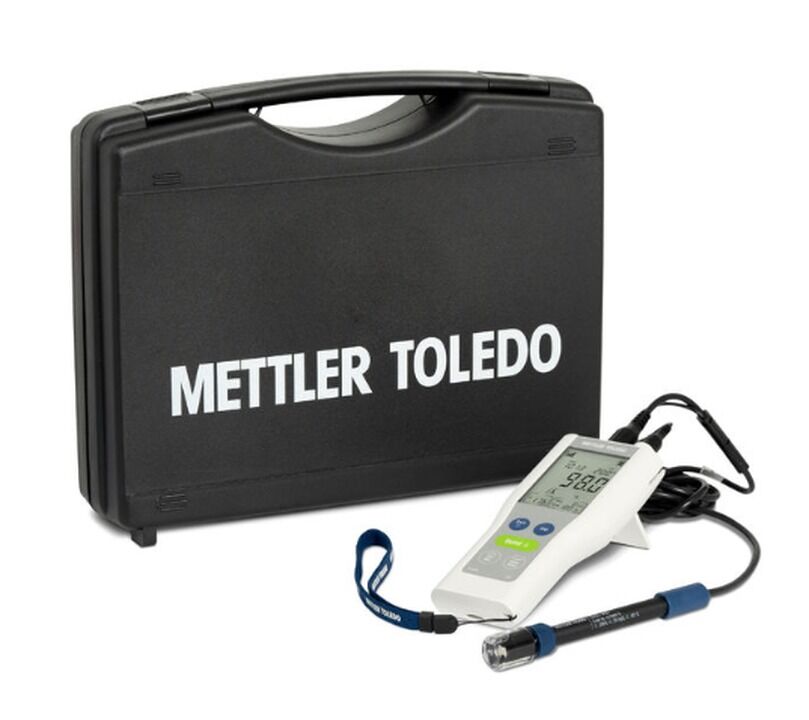 METTLER TOLEDO FiveGo Portatif İeltkenlik Ölçer F4-Field-Kit | LE621 IP67 Çözünmüş Oksijen Elektrodu Dahil