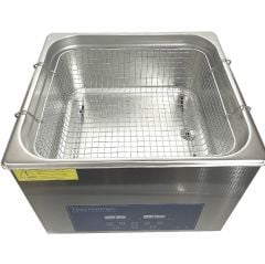 THERMOMAC TSC 15D Ultrasonik Su Banyosu | 15 Litre | 80 °C + TEMİZLEME SOLÜSYONU 5 LİTRE