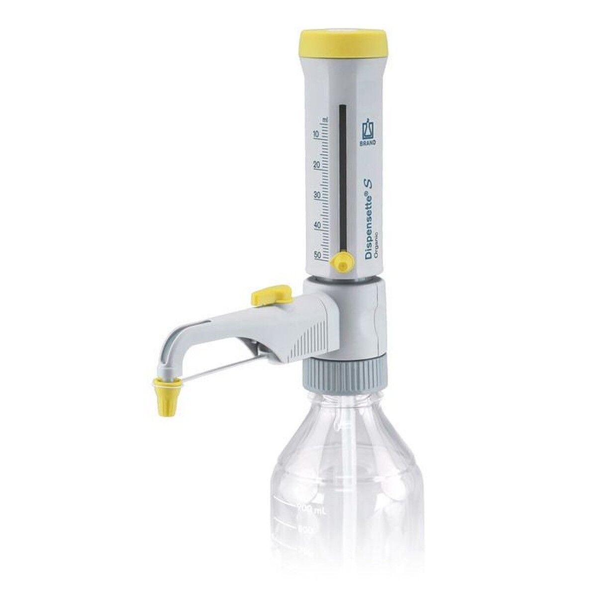 BRAND Dispensette S Organic Analog Geri Dönüş Valfli Ayarlanabilir Hacimli Dispenser 4630161 | 5–50 mL