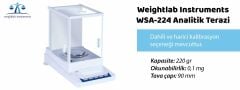 Weightlab WSA-224X Analitik Terazi | Dahili Kalibrasyon | 220 gr / 0,1 mg