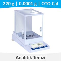 Weightlab WSA-224X Analitik Terazi | Dahili Kalibrasyon | 220 gr / 0,1 mg
