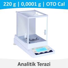 Weightlab WSA-224X Analitik Terazi | Dahili Kalibrasyon | 220 gr / 0,1 mg