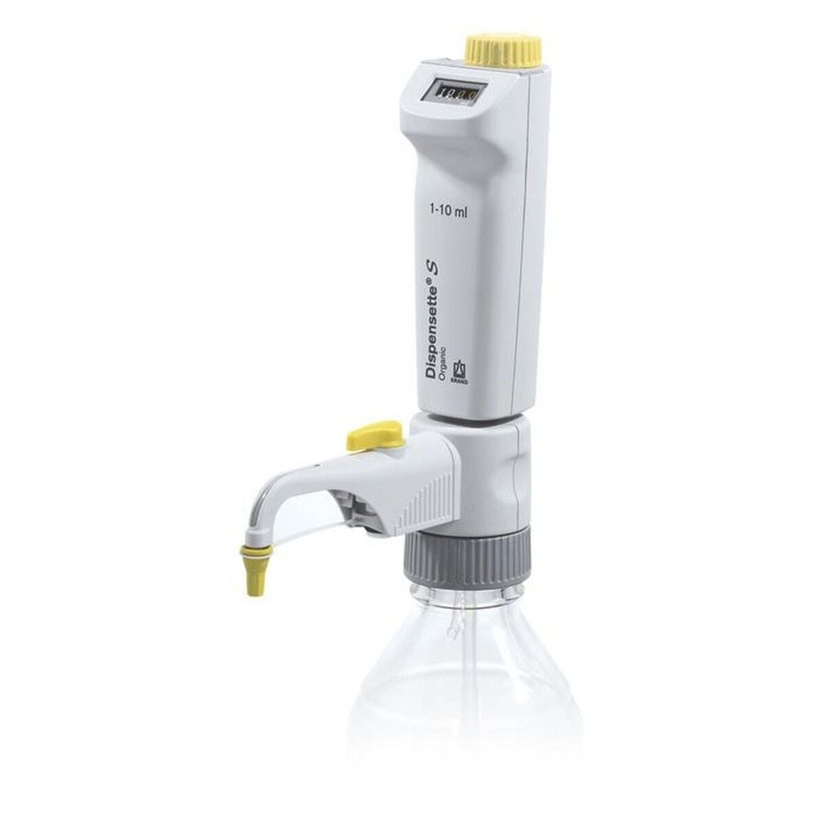 BRAND Dispensette S Organic Dijital Geri Dönüş Valfli Ayarlanabilir Hacimli Dispenser 4630331 | 0,5–5 mL