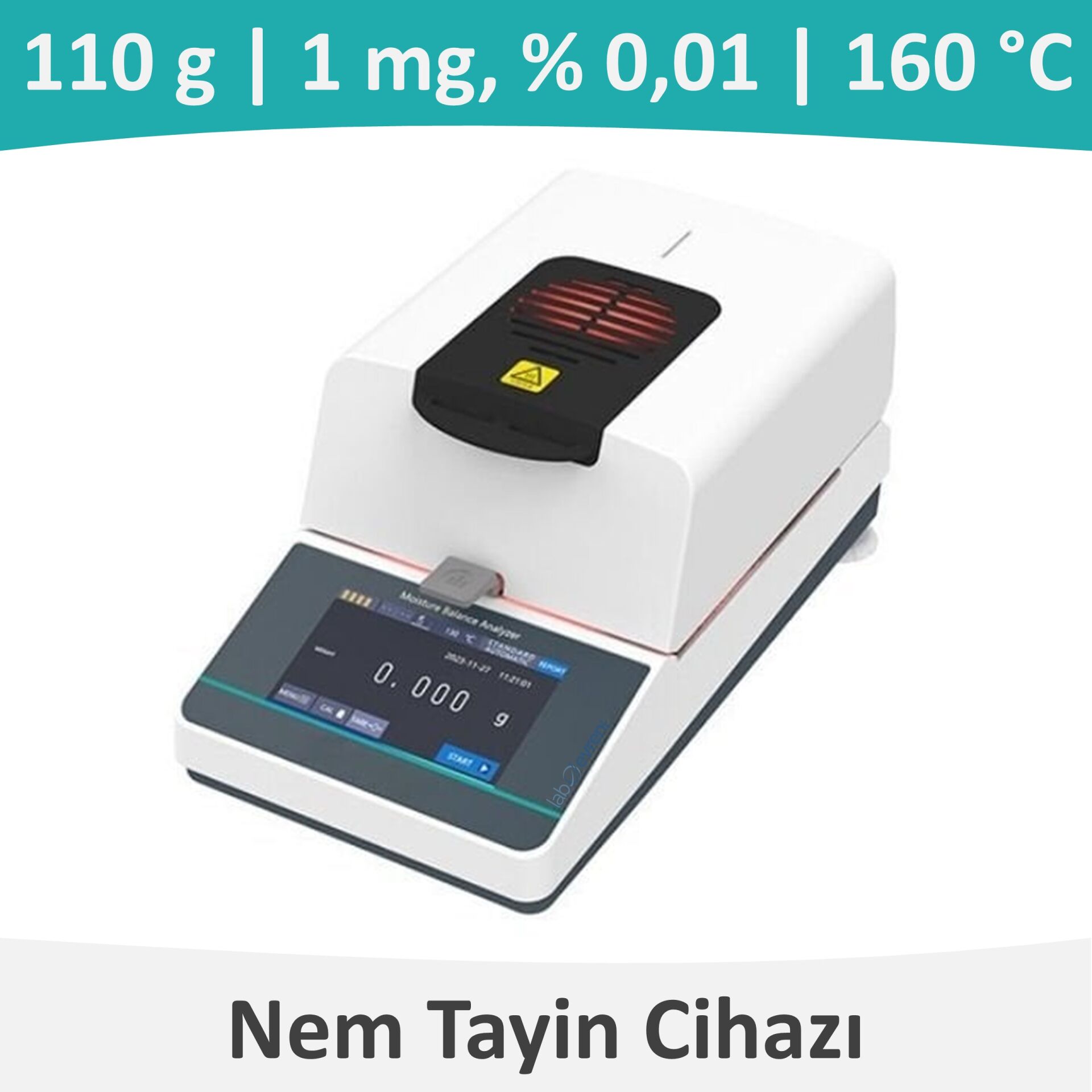 SLAB SR-MBA1103 Nem Tayin Cihazı | 160 °C | 110 gr | 1 mg