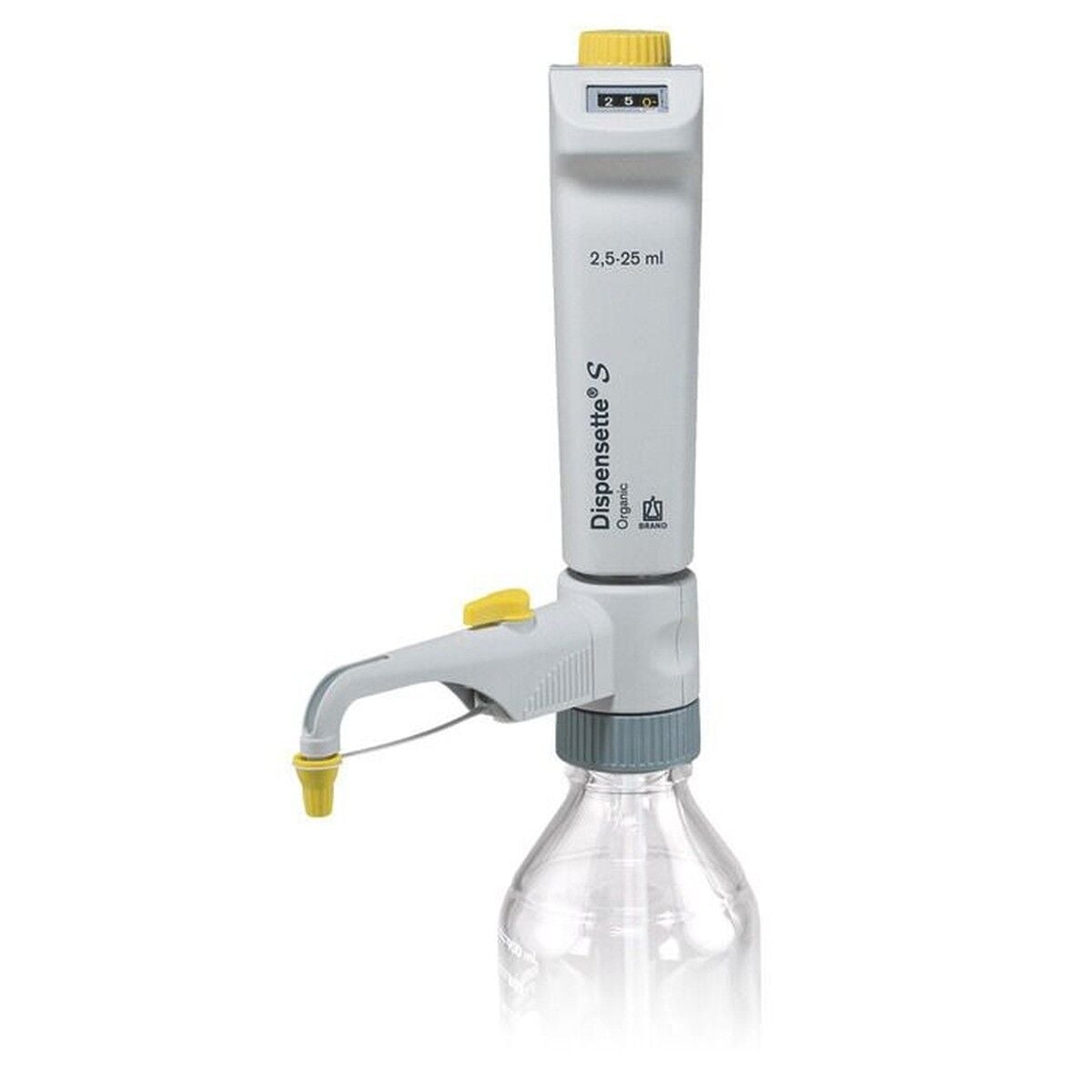 BRAND Dispensette S Organic Dijital Geri Dönüş Valfli Ayarlanabilir Hacimli Dispenser 4630351 | 2,5–25 mL