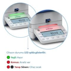 Precisa PBM 60 Nem Tayin Cihazı | +30... +230 °C | 124 gr | 1 mg