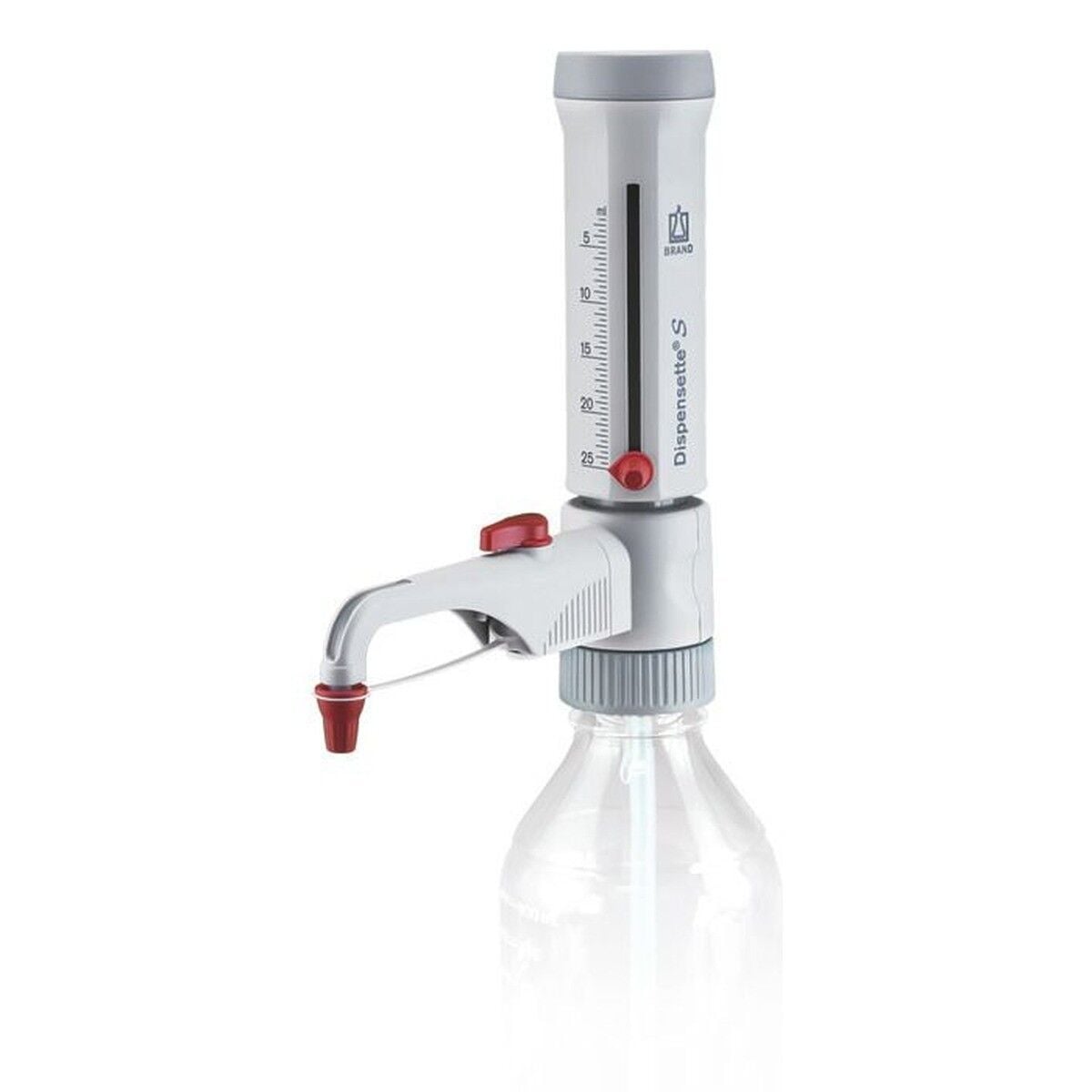 BRAND Dispensette S Analog Geri Dönüş Valfli Ayarlanabilir Hacimli Dispenser 4600151 | 2,5–25 mL