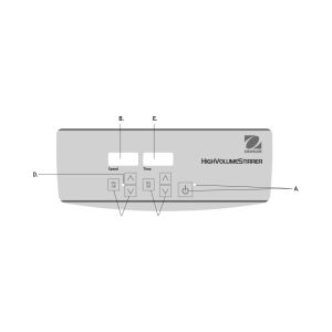OHAUS STHVDG Dijital Hacimli Karıştırıcı 60.1400 Rpm|25L