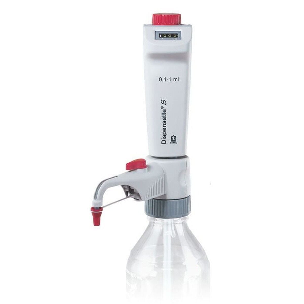 BRAND Dispensette S Dijital Geri Dönüş Valfli Ayarlanabilir Hacimli Dispenser 4600311 | 0,1–1 mL