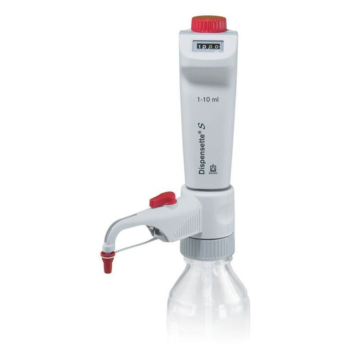 BRAND Dispensette S Dijital Geri Dönüş Valfli Ayarlanabilir Hacimli Dispenser 4600341 | 1–10 mL