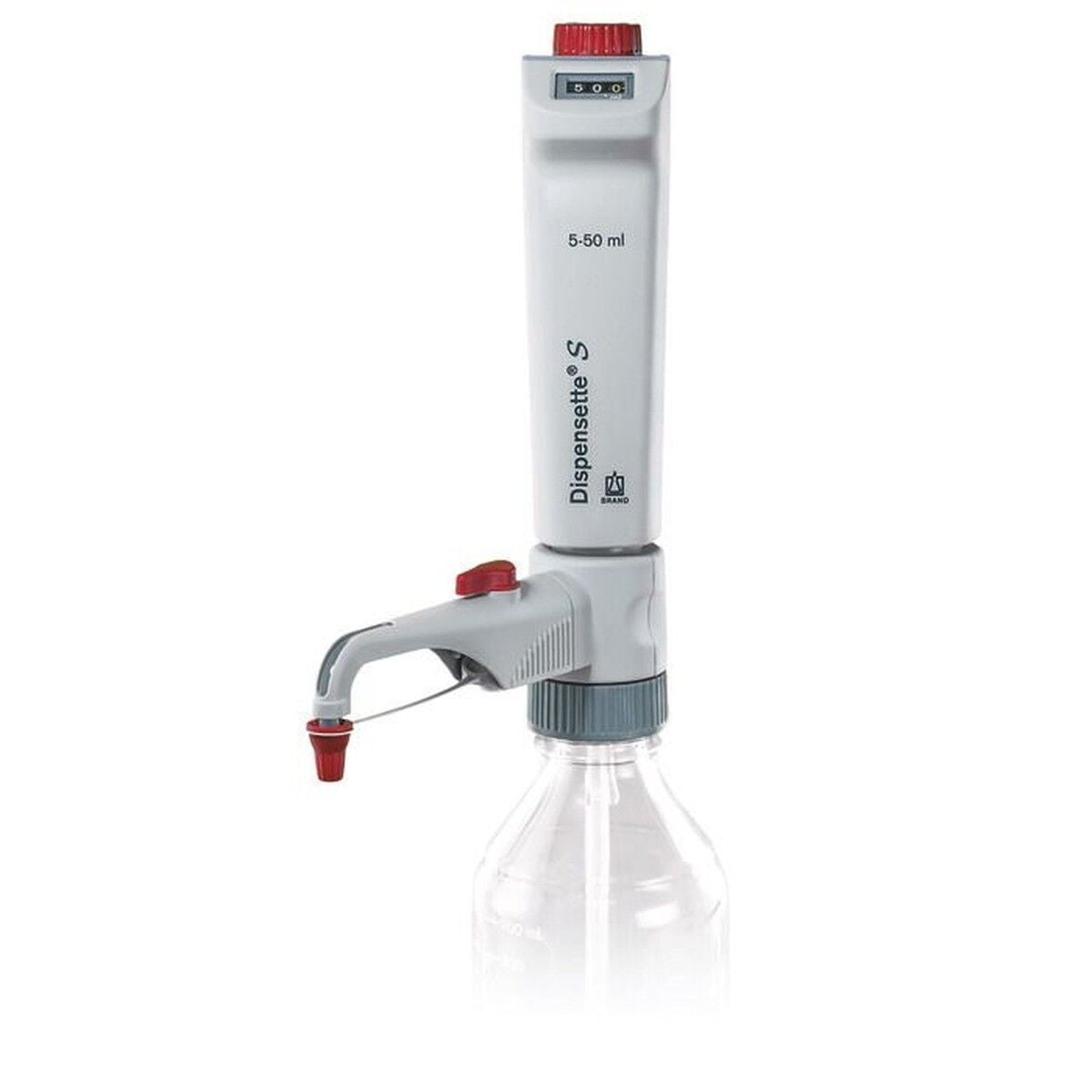 BRAND Dispensette S Dijital Geri Dönüş Valfli Ayarlanabilir Hacimli Dispenser 4600361 | 5–50 mL