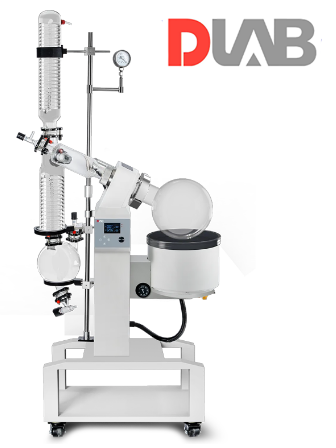 DLAB RE2000-E Pilot Ölçekli Dijital Kontrollü Rotary Evaporatör 20... 130 rpm / 20 L / 100 °C Motorlu Lift