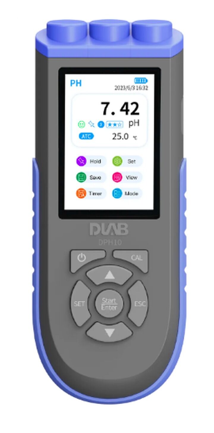 DLAB DPH10 ORP ve Isı Ölçer |  -1999.9... +1999.9 mV/ 0... 100 °C
