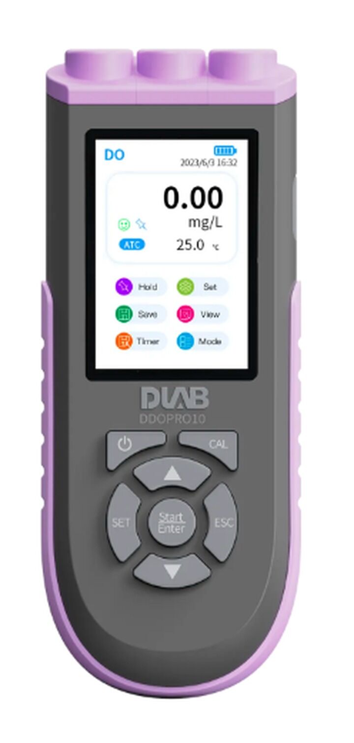 DLAB DDOPRO10 DO ve Isı Ölçer | 0–20 mg/L & 0–100 °C