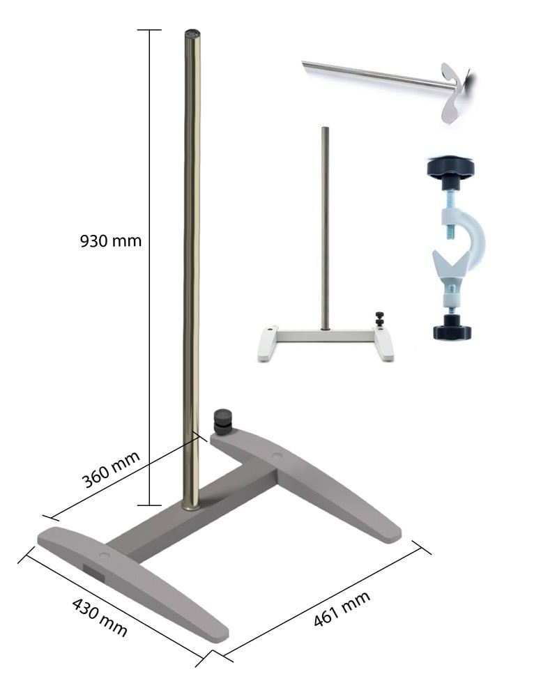 VELP Mekanik Karıştırıcı Stand Seti | OHS/ES/LS/DLS//LH/DLH/PW Uyumlu