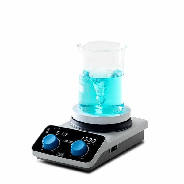 VELP AREX 5 Dijital Isıtıcılı Manyetik Karıştırıcı | 50... 1500 Rpm | 20 Litre | RT+... 310 °C