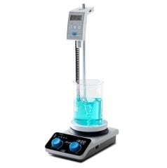 VELP AREX 5 Dijital Isıtıcılı Manyetik Karıştırıcı | VTF ile | 50... 1500 Rpm | 20 Litre | RT+... 310 °C