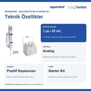 EPPENDORF Multipette M4 4982000314 Starter Kit | 1 µL–10 mL