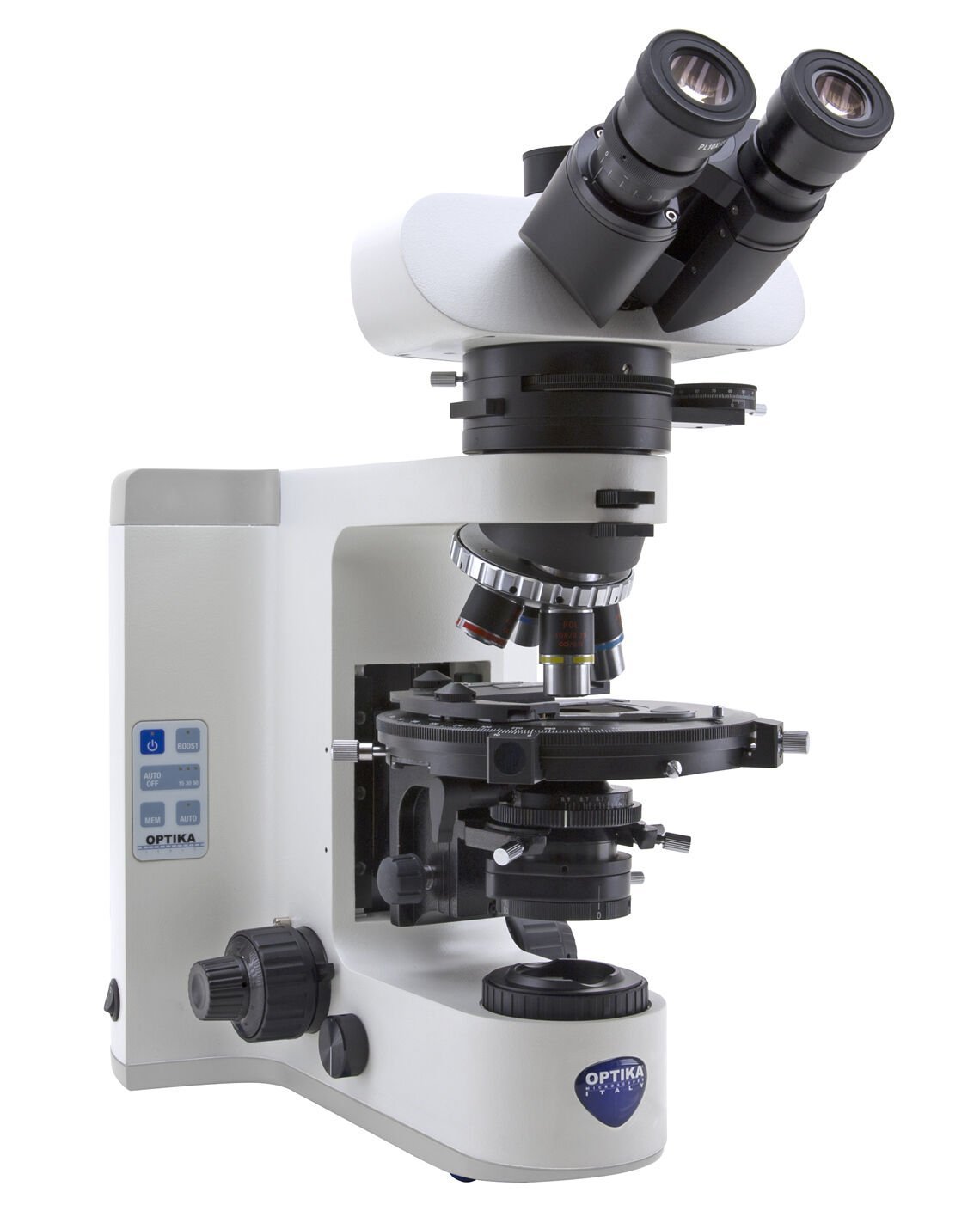 Optika B-1000POL Polarize Mikroskop - Laboratuvar Araştırma Mikroskobu