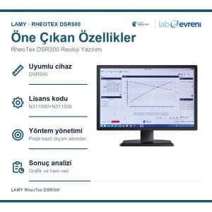 LAMY RheoTex DSR500 Reoloji Yazılımı