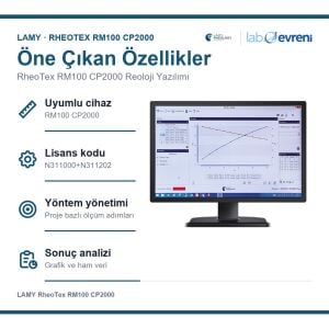 LAMY RheoTex RM100 CP2000 Reoloji Yazılımı