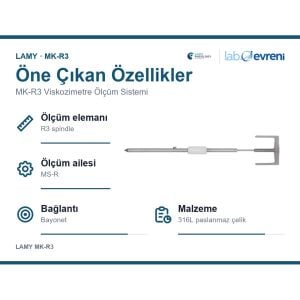 LAMY MK-R3 Viskozimetre Ölçüm Sistemi
