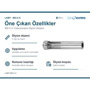 LAMY MS-C-C Viskozimetre Ölçüm Sistemi
