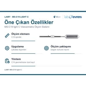LAMY MS-C19 light C Viskozimetre Ölçüm Sistemi