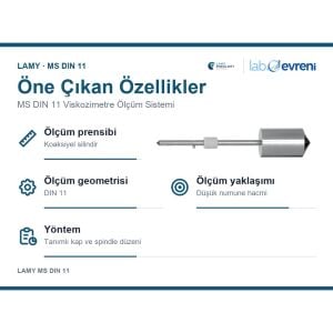 LAMY MS DIN 11 Viskozimetre Ölçüm Sistemi