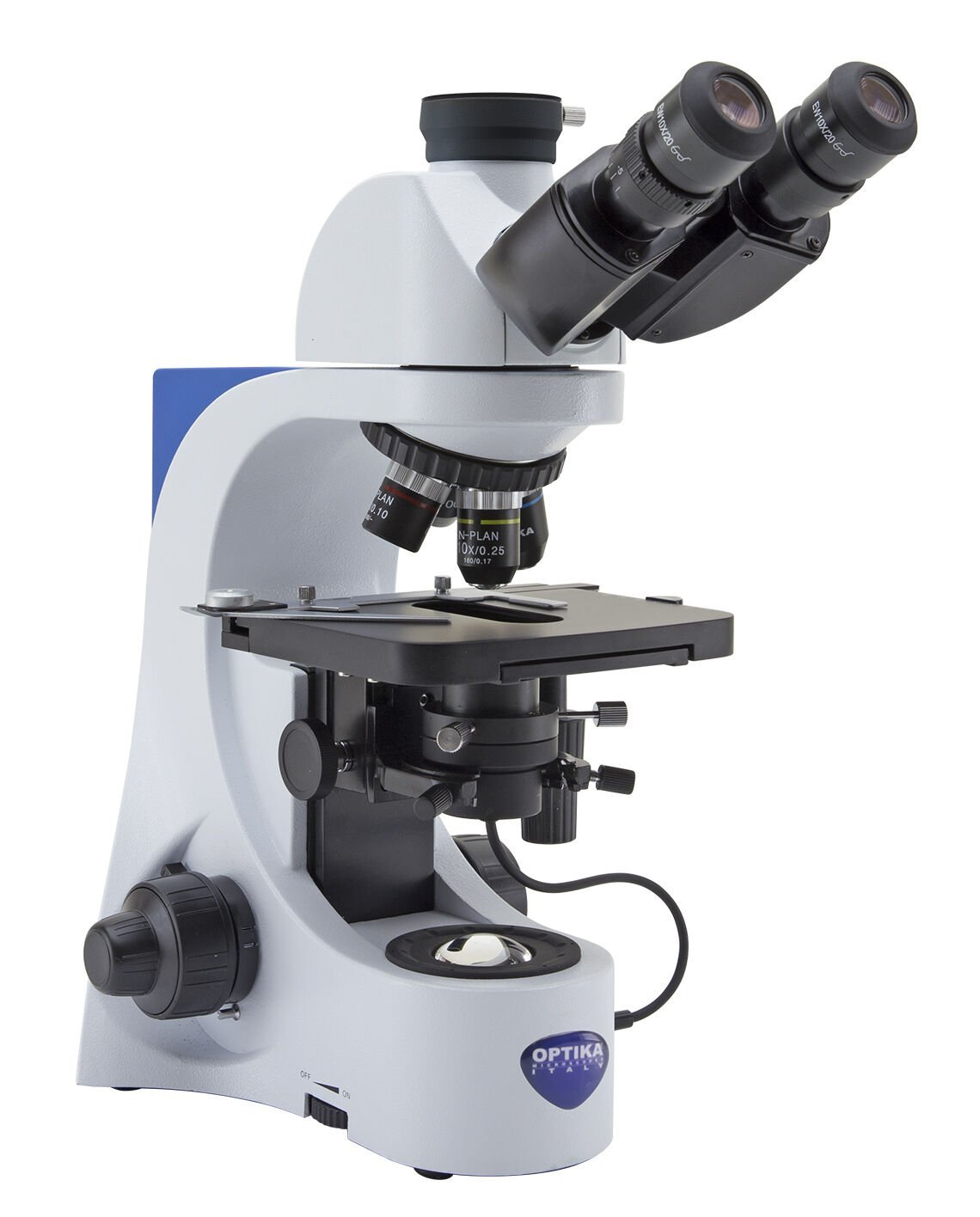 OPTIKA B-383DK Trinoküler Karanlık Alan Mikroskobu - Kan Analiz Araştırma Mikroskobu