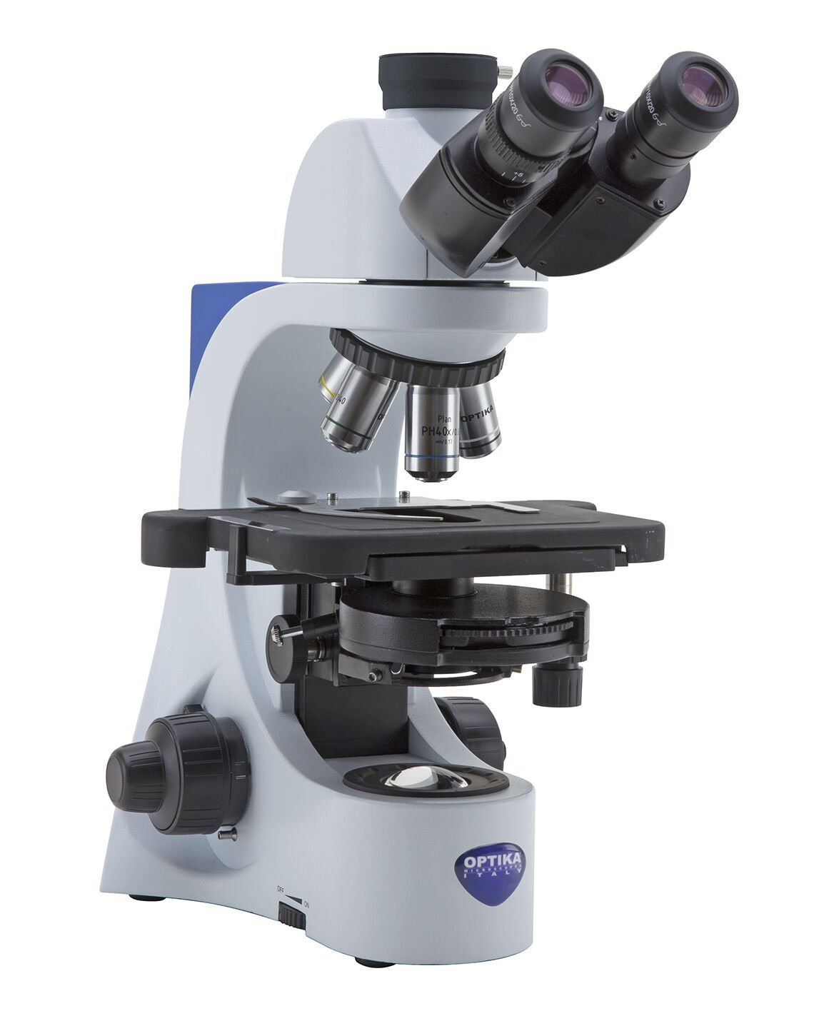 OPTIKA B-383PHi Faz-Kontrast Laboratuvar Mikroskobu - Trinoküler Mikroskop 1000x
