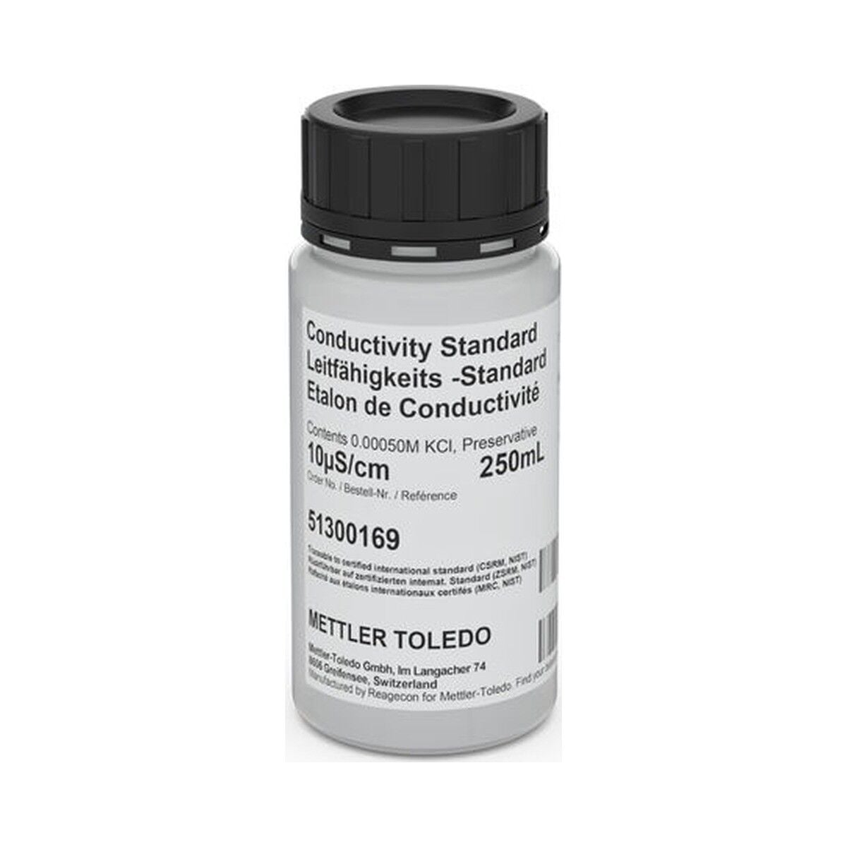METTLER TOLEDO 10 µS/cm İletkenlik Standardı | 250 mL