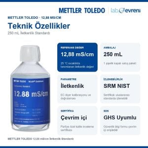 METTLER TOLEDO 12,88 mS/cm İletkenlik Standardı | 250 mL