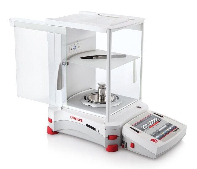 OHAUS EX225/AD Semi Mikro Terazi 220|0.01 Mg Oto Kalibrasyon