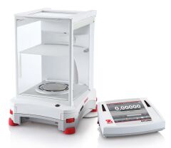 OHAUS EX225/AD Semi Mikro Terazi 220|0.01 Mg Oto Kalibrasyon