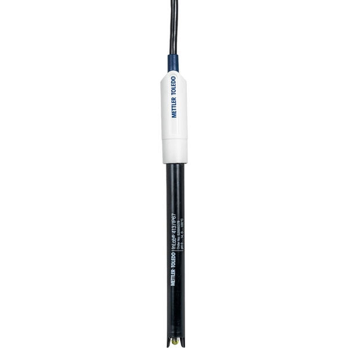 METTLER TOLEDO InLab 413/IP67 pH Elektrodu | 0–14 pH | BNC/RCA