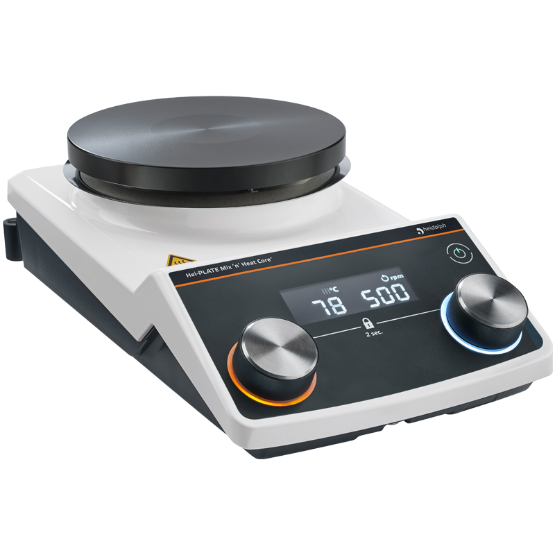 Heidolph Hei-PLATE Mix 'n' Heat Core+ Isıtıcılı Manyetik Karıştırıcı | Ø145 mm