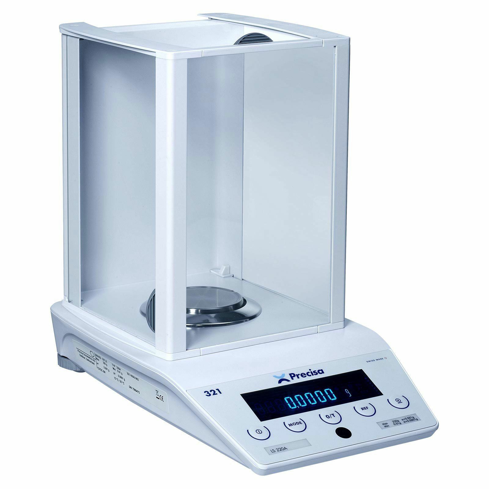 Precisa LS 320A SCS Analitik Terazi | 320 g | 0,1 mg | Ø90 mm | Oto CAL