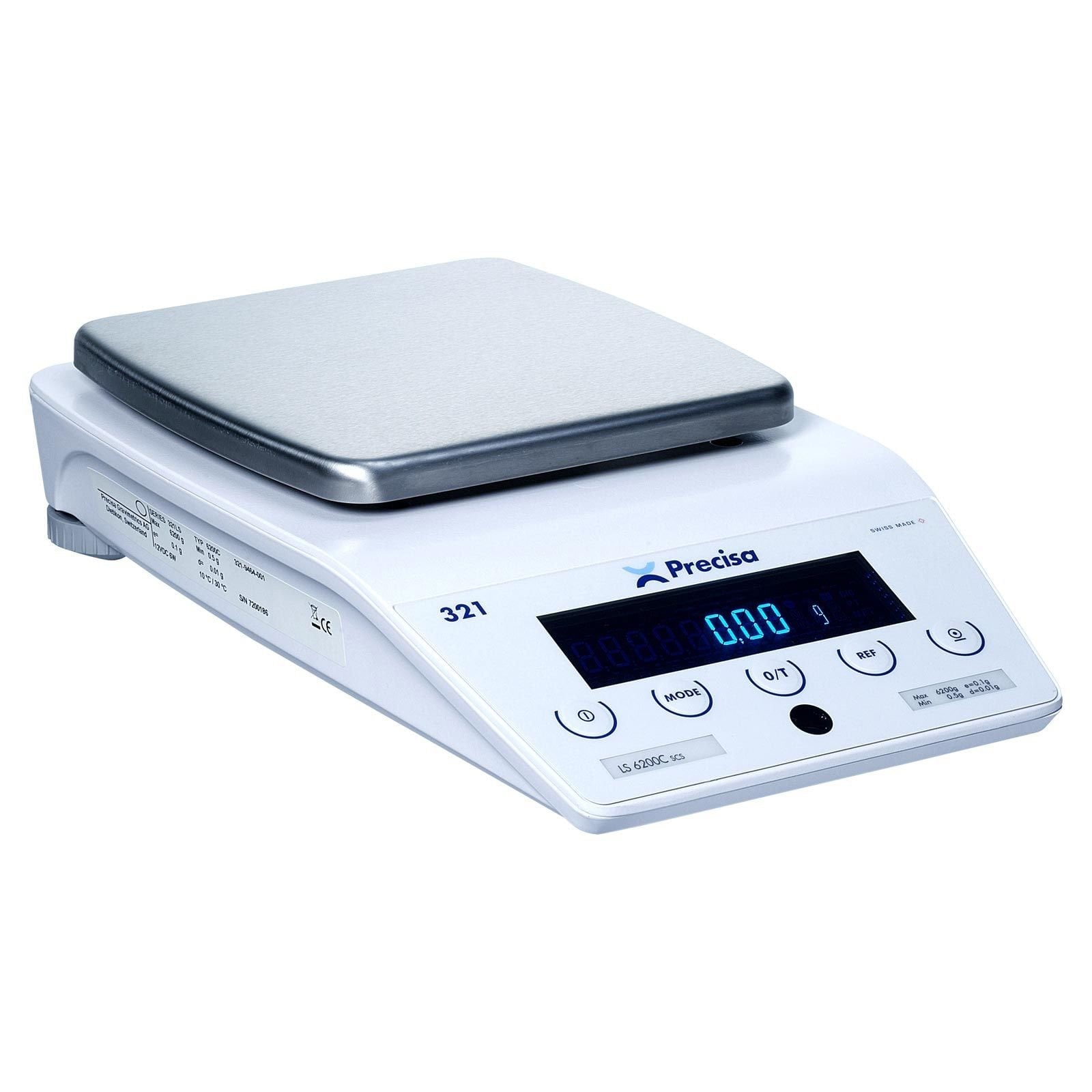 Precisa LS 6200C SCS Hassas Terazi | 6200 g | 0,01 g | 200x200 mm | Oto CAL