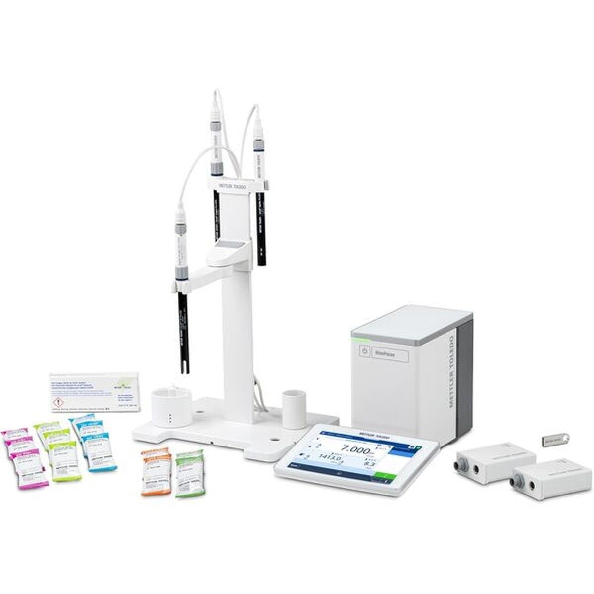 METTLER TOLEDO NF2340 Kit Masa Tipi Multiparametre Ölçer | InLab Expert Pro-DES, InLab 731 Pro-DES ve OptiOx Pro-DES Dahil