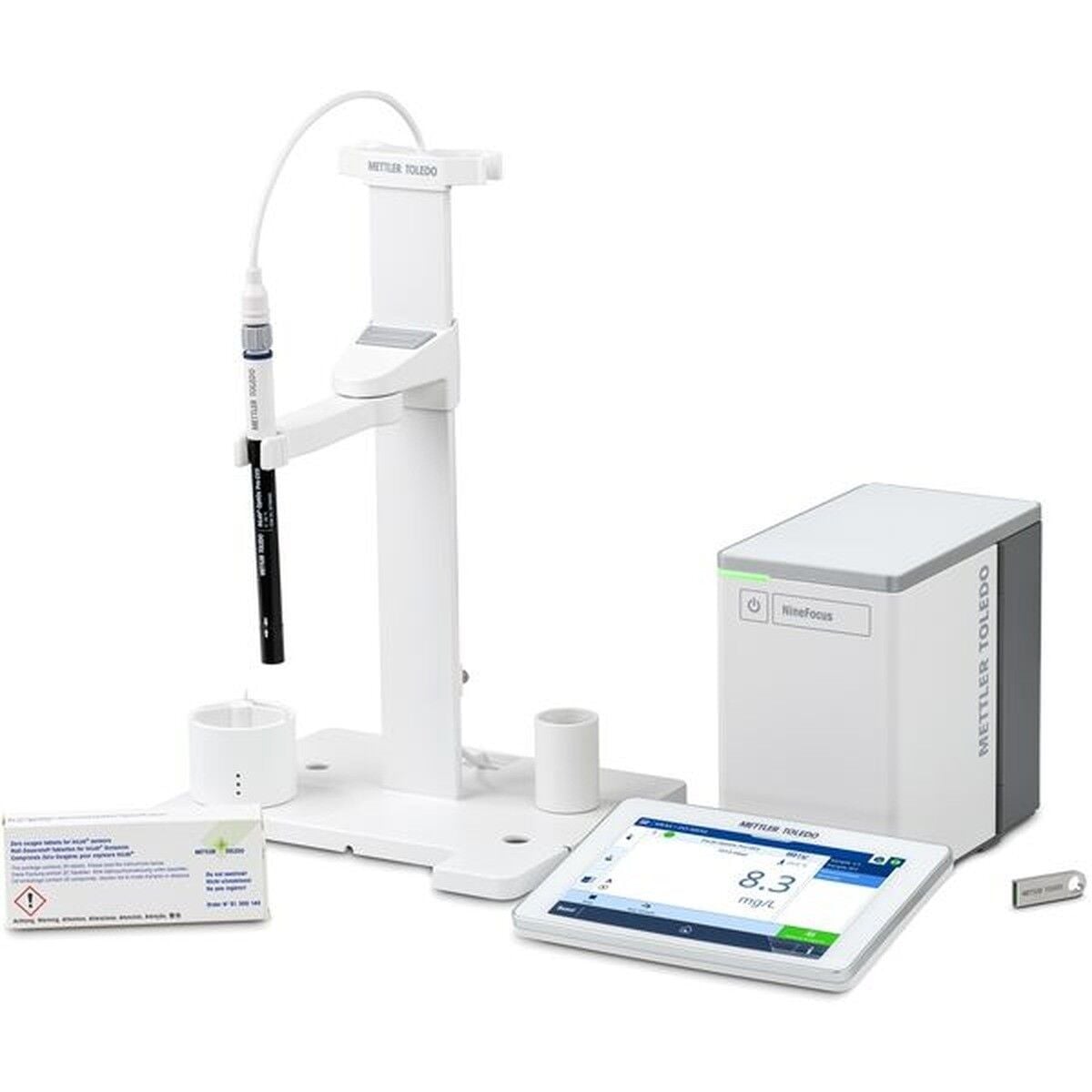 METTLER TOLEDO NF4000 Kit Masa Tipi Çözünmüş Oksijen Ölçer | OptiOx Pro-DES Dahil